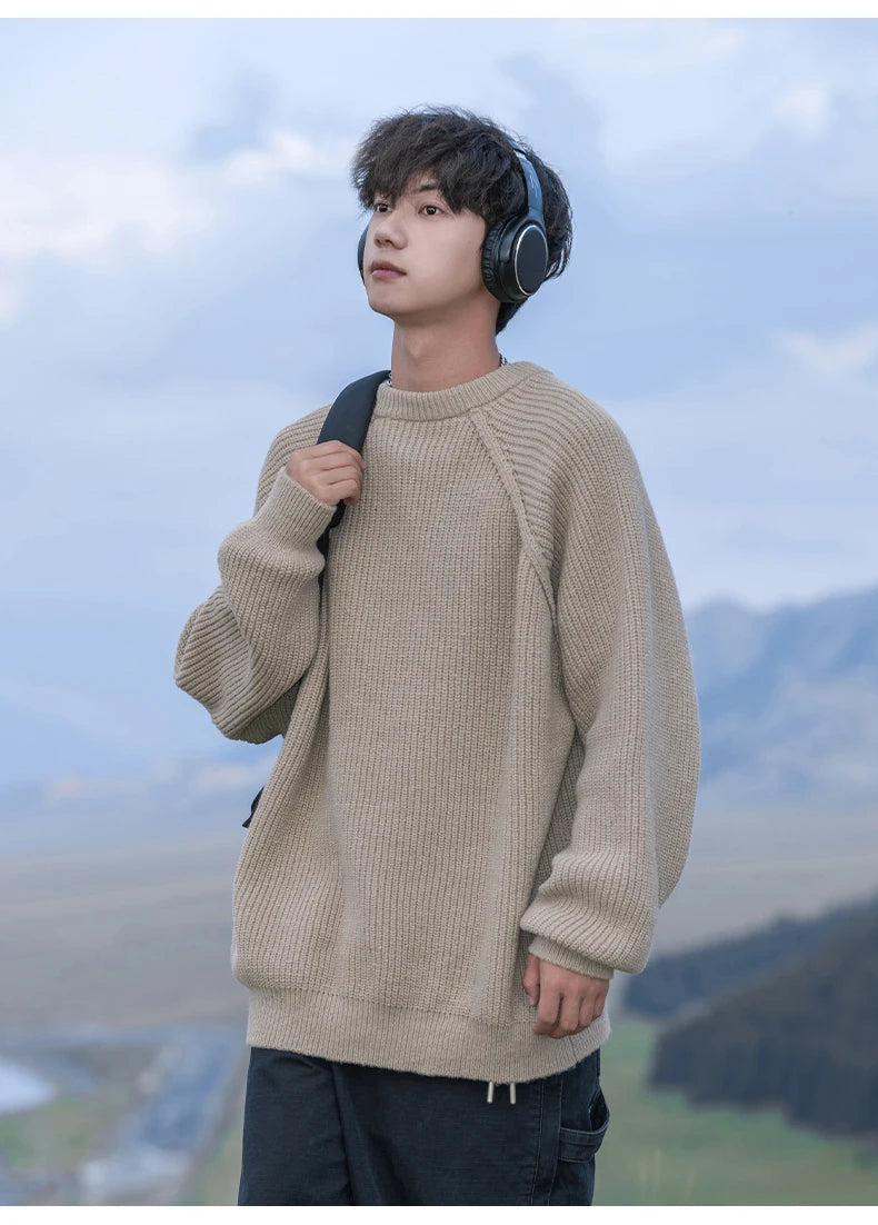 Essential Fisherman Rib Sweater-streetwear-techwear