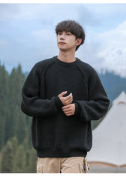 Essential Fisherman Rib Sweater-streetwear-techwear