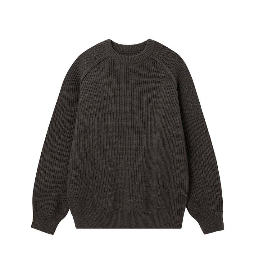 Essential Fisherman Rib Sweater-streetwear-techwear