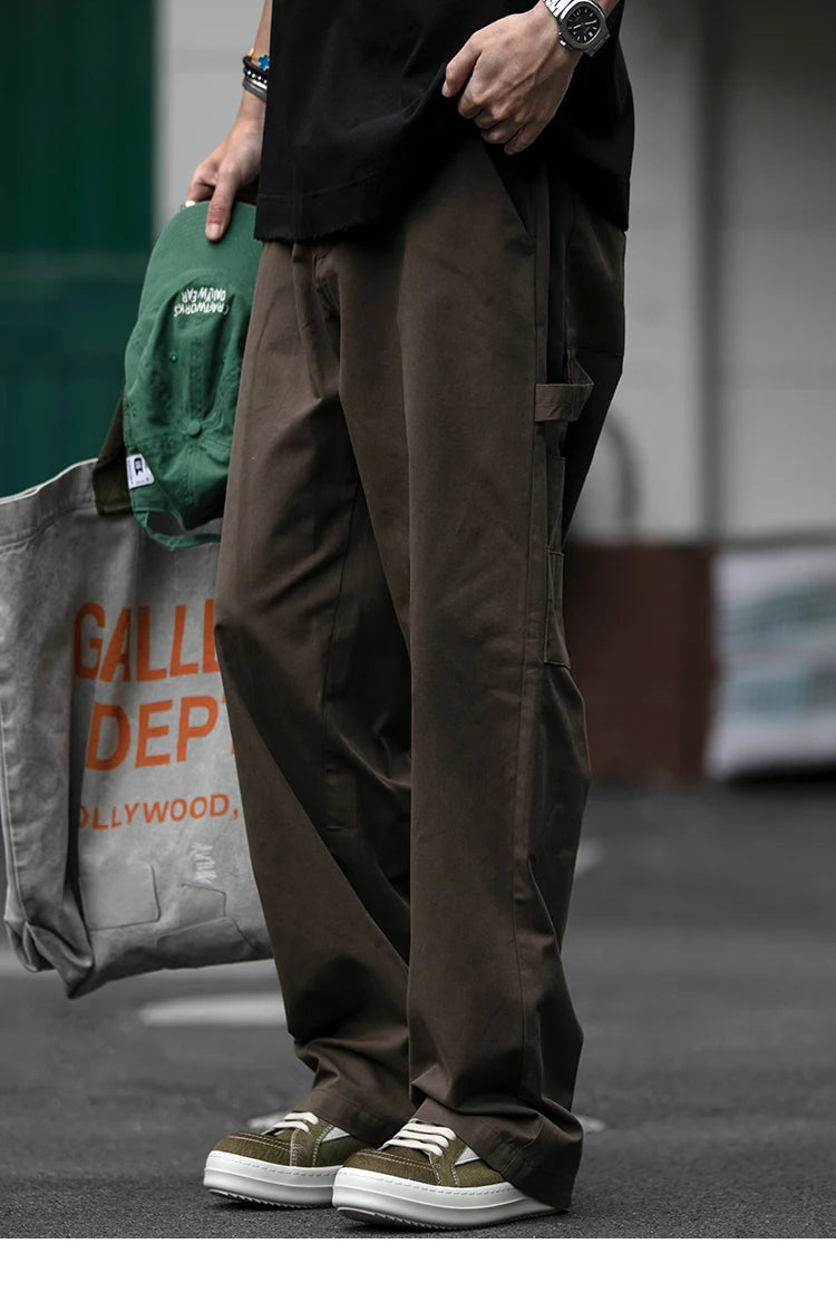 Essential Minimal Workwear Carpenter Pants-streetwear-techwear