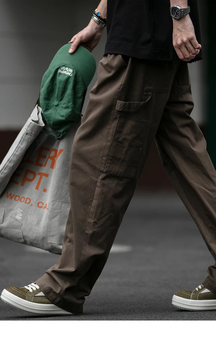 Essential Minimal Workwear Carpenter Pants-streetwear-techwear