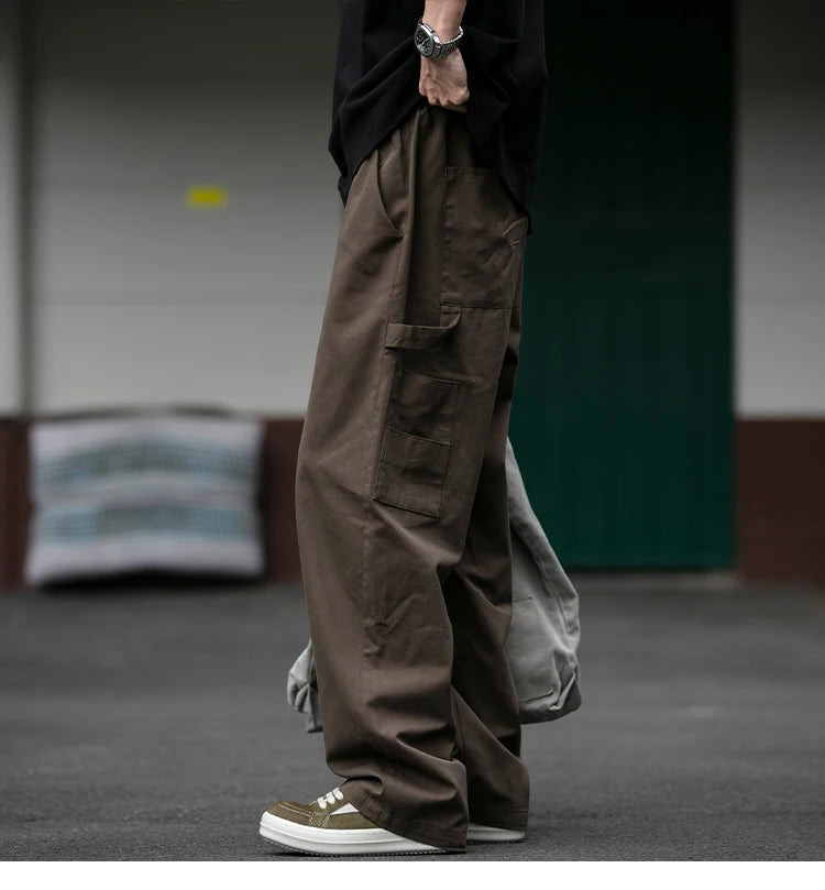 Essential Minimal Workwear Carpenter Pants-streetwear-techwear