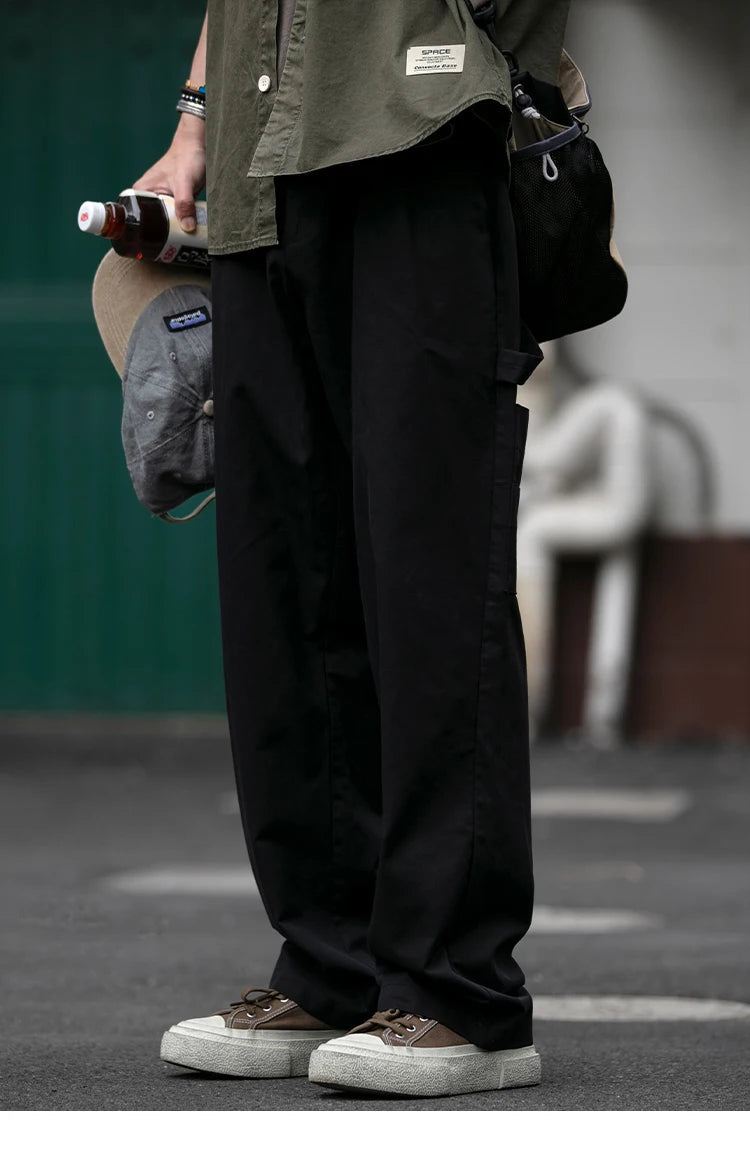 Essential Minimal Workwear Carpenter Pants-streetwear-techwear