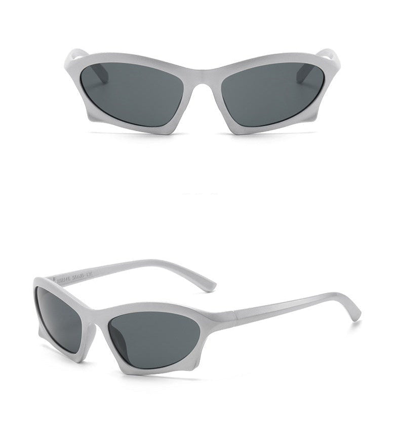 'Eutheria' Warp Frame Sunglasses-streetwear-techwear