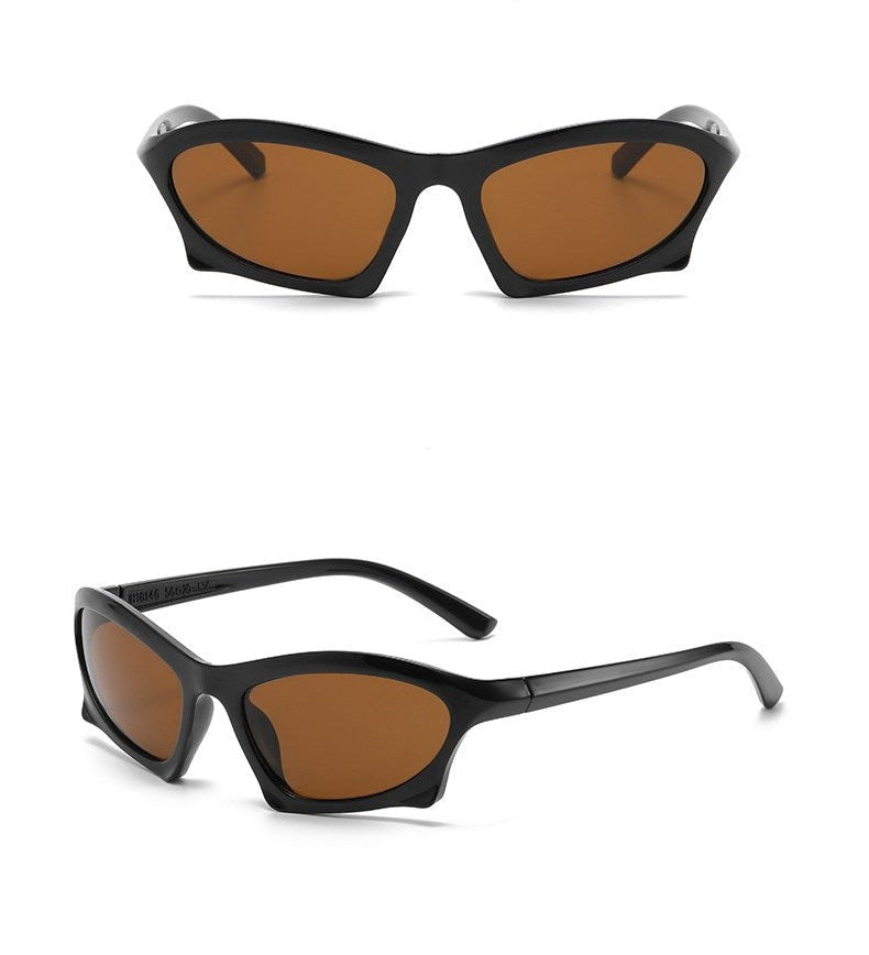 'Eutheria' Warp Frame Sunglasses-streetwear-techwear
