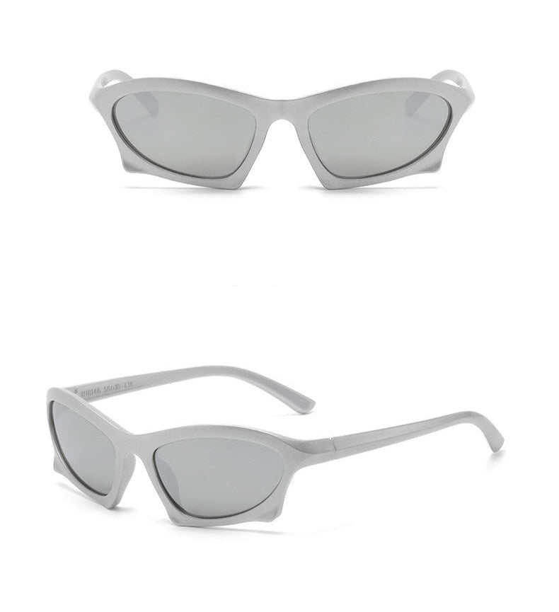 'Eutheria' Warp Frame Sunglasses-streetwear-techwear