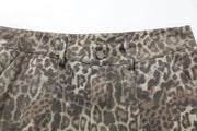 Extreme Baggy Leopard Print Cargo Pants-streetwear-techwear