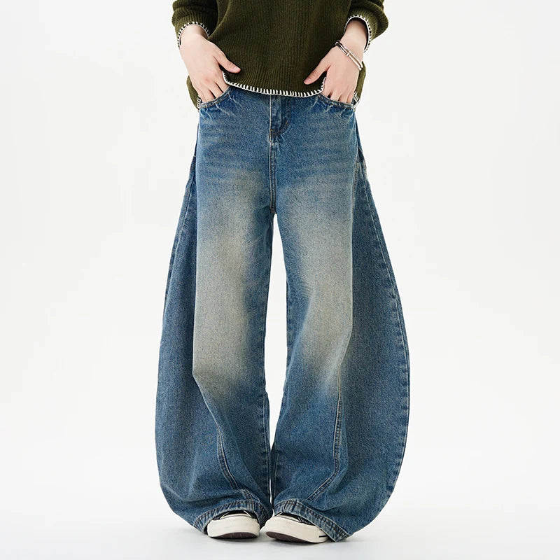 Extreme Barrel Leg Jeans-streetwear-techwear