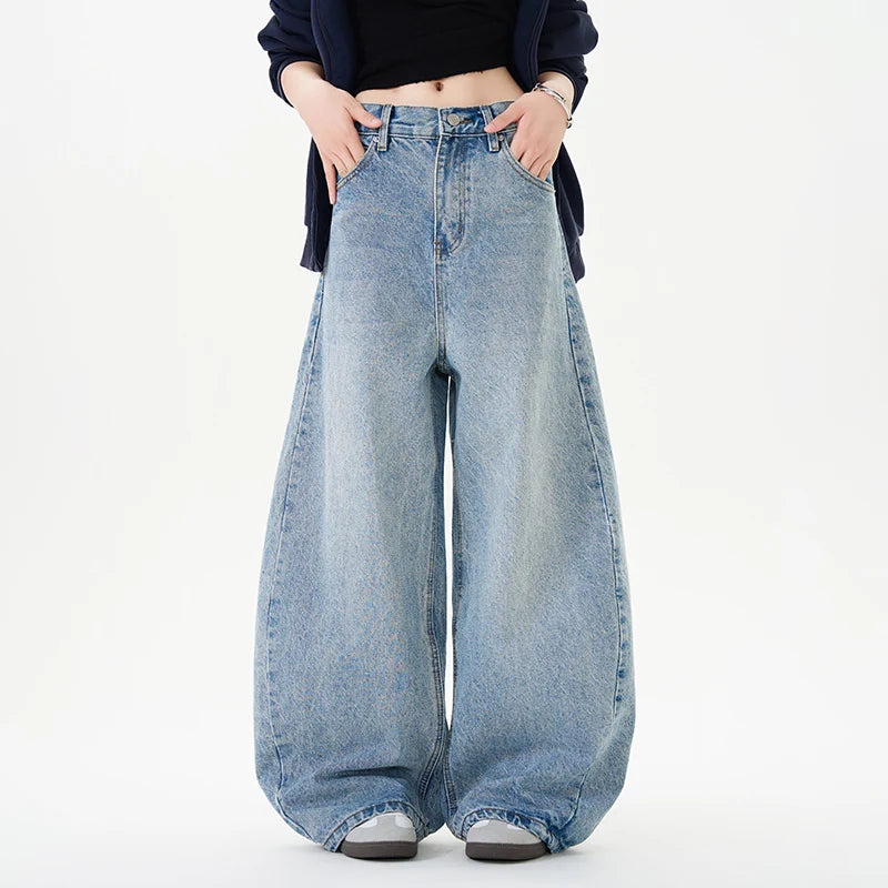 Extreme Barrel Leg Jeans-streetwear-techwear