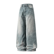Faded Wash Super Slouch Jeans-streetwear-techwear
