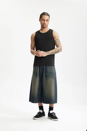 Faux Boxer Long Length Jorts-streetwear-techwear