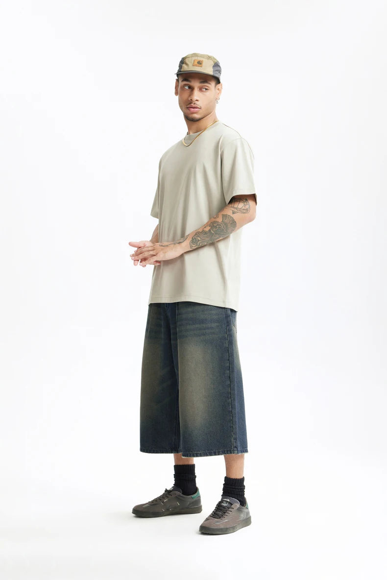 Faux Boxer Long Length Jorts-streetwear-techwear