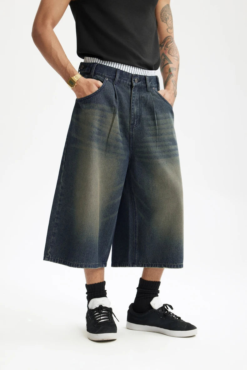 Faux Boxer Long Length Jorts-streetwear-techwear
