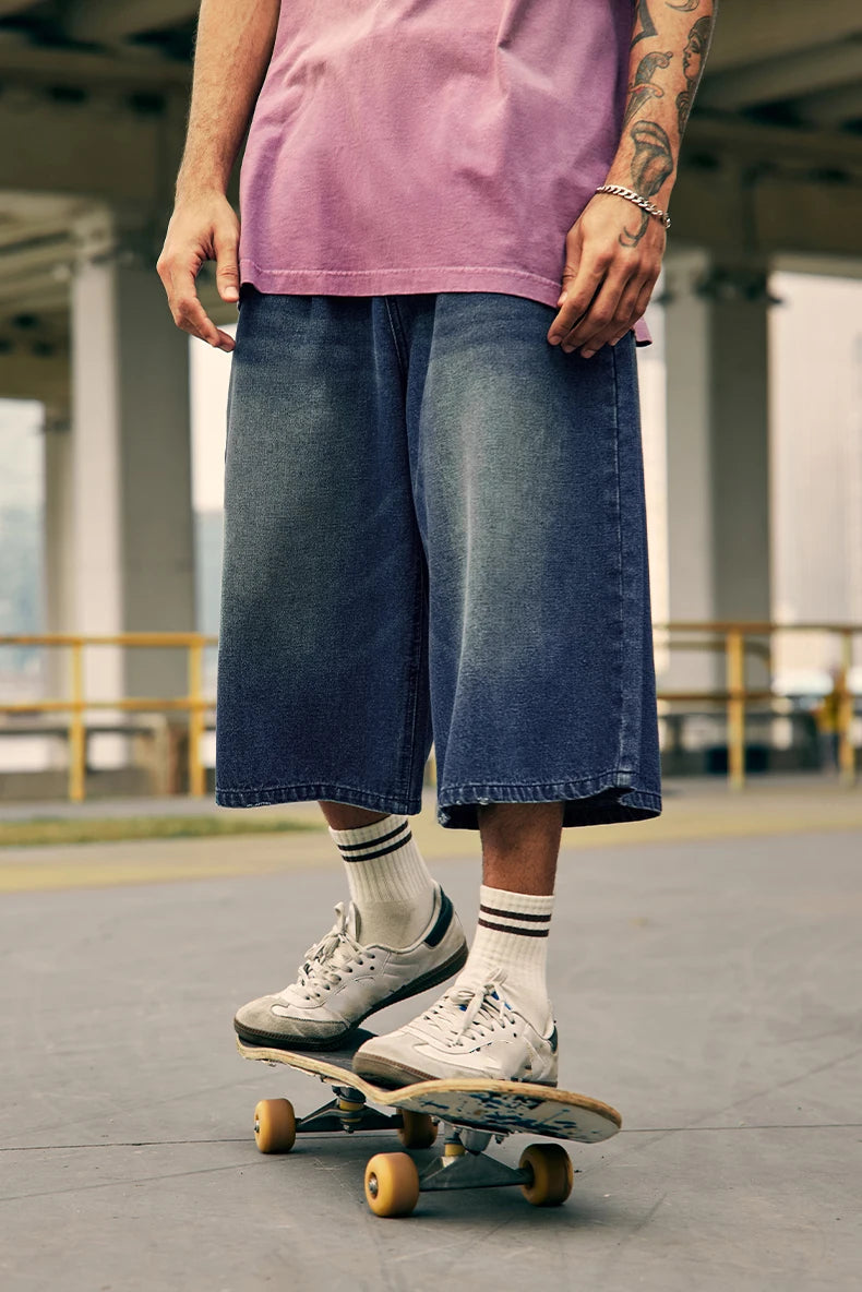 Faux Boxer Long Length Jorts-streetwear-techwear