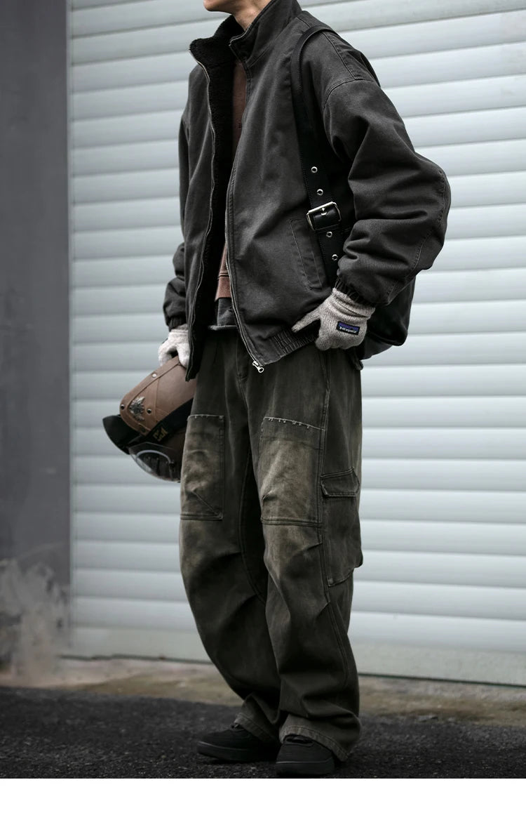 Fleece Lined Premium Workwear Jacket-streetwear-techwear