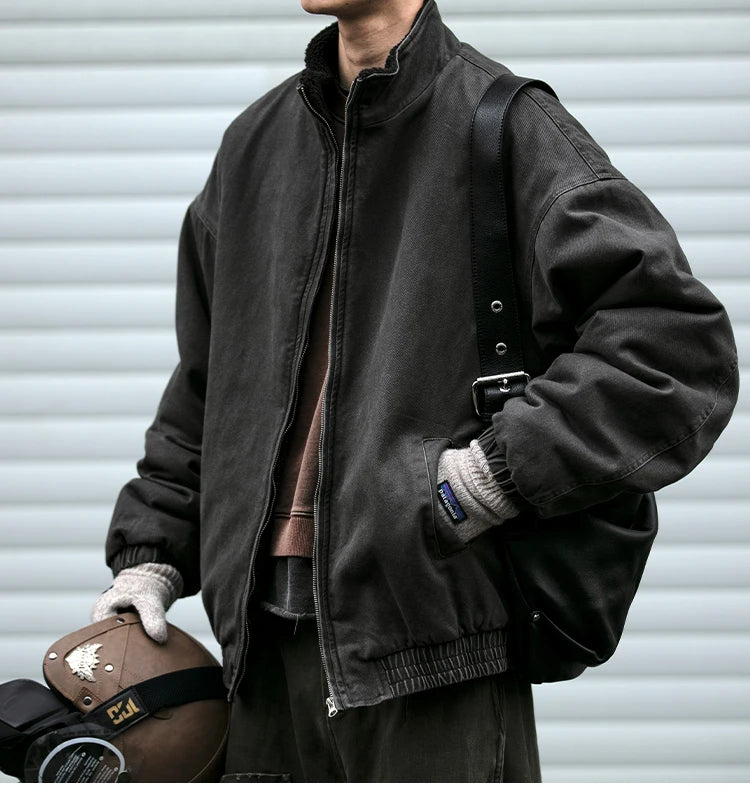 Fleece Lined Premium Workwear Jacket-streetwear-techwear