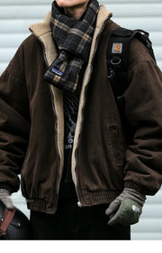 Fleece Lined Premium Workwear Jacket-streetwear-techwear