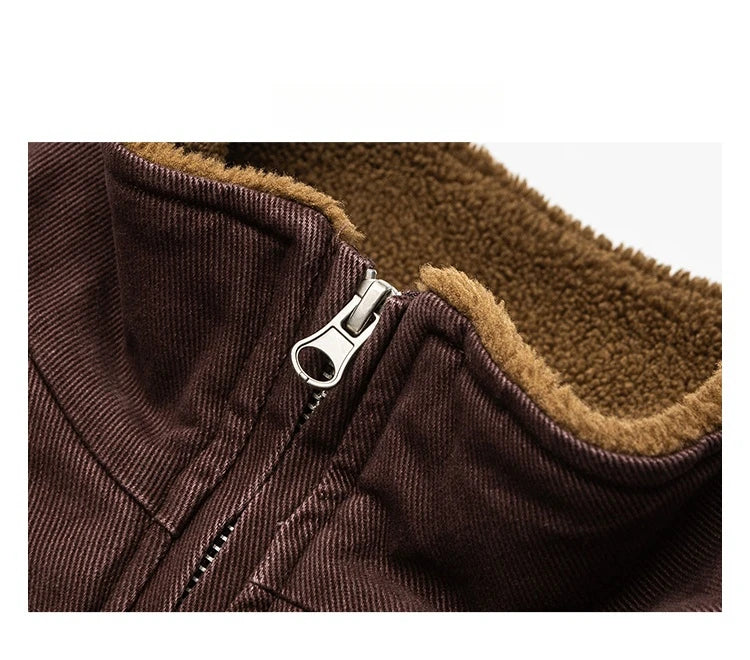 Fleece Lined Premium Workwear Jacket-streetwear-techwear