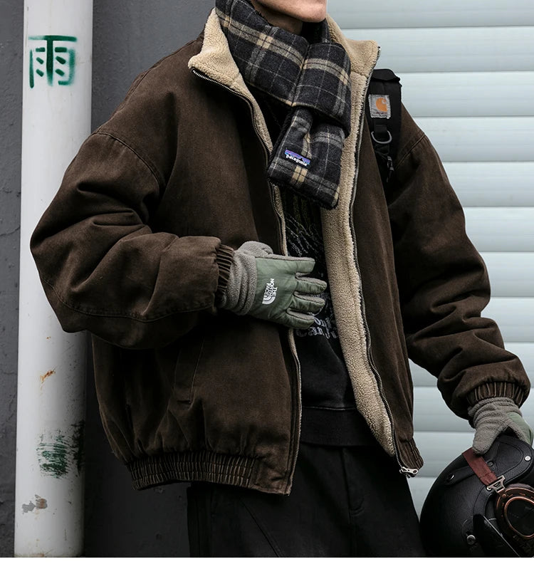 Fleece Lined Premium Workwear Jacket-streetwear-techwear