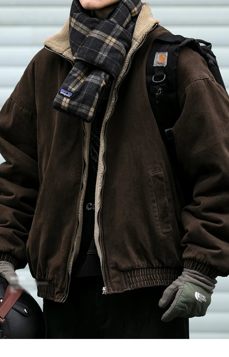 Fleece Lined Premium Workwear Jacket-streetwear-techwear