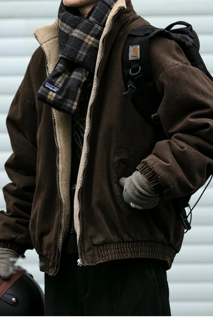 Fleece Lined Premium Workwear Jacket-streetwear-techwear