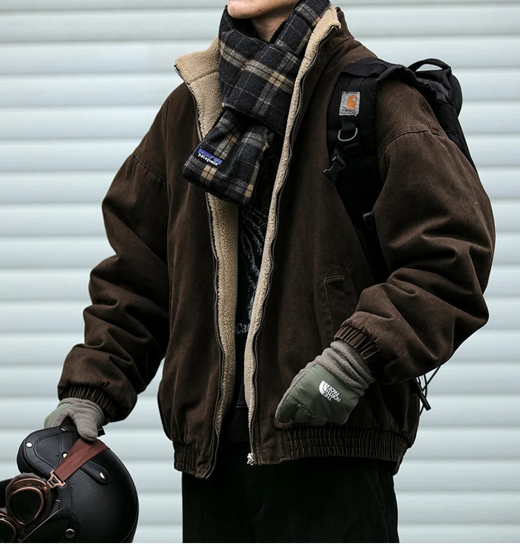 Fleece Lined Premium Workwear Jacket-streetwear-techwear