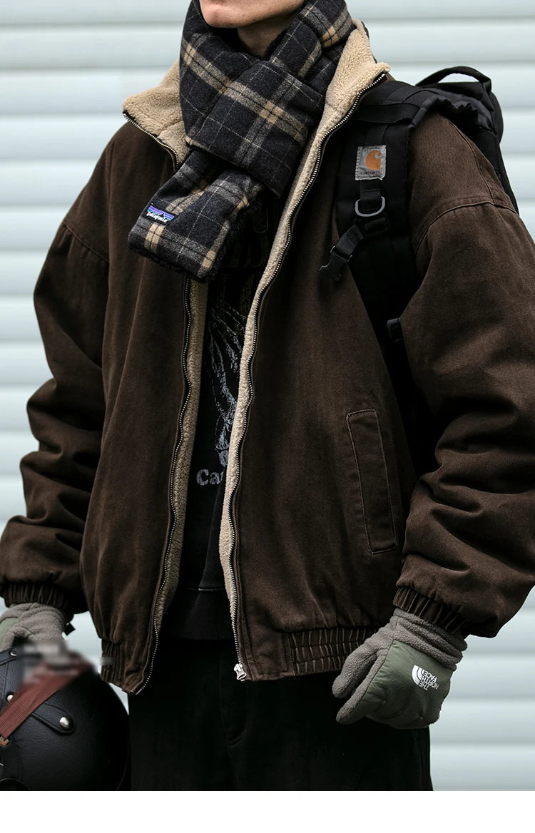 Fleece Lined Premium Workwear Jacket-streetwear-techwear