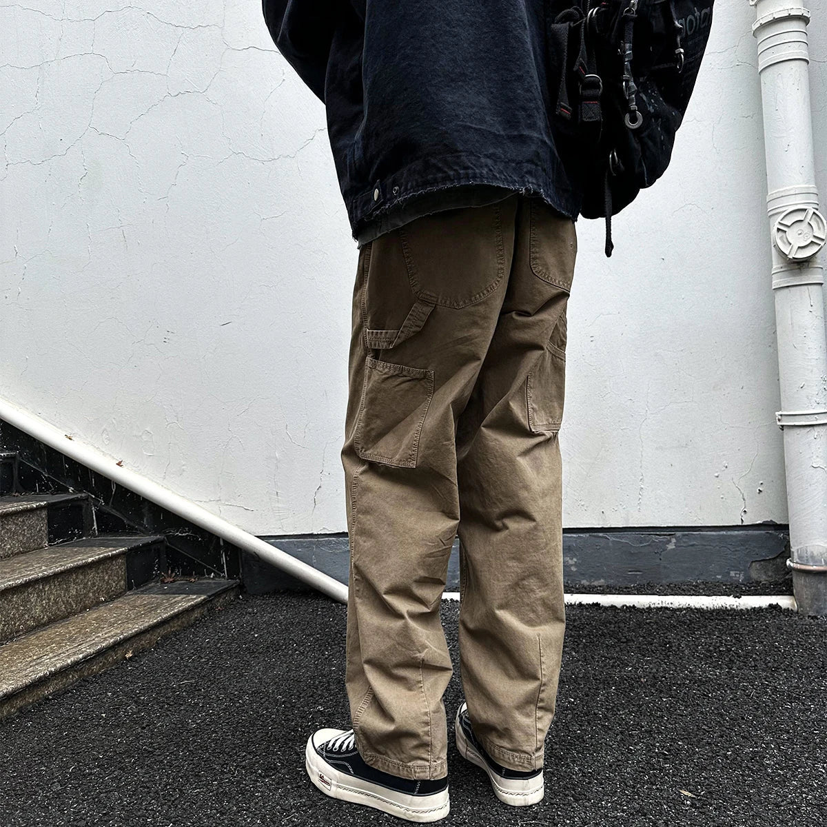 Garment Dyed Carpenter Pants-streetwear-techwear