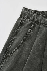 Garment Dyed Long Length Shorts-streetwear-techwear