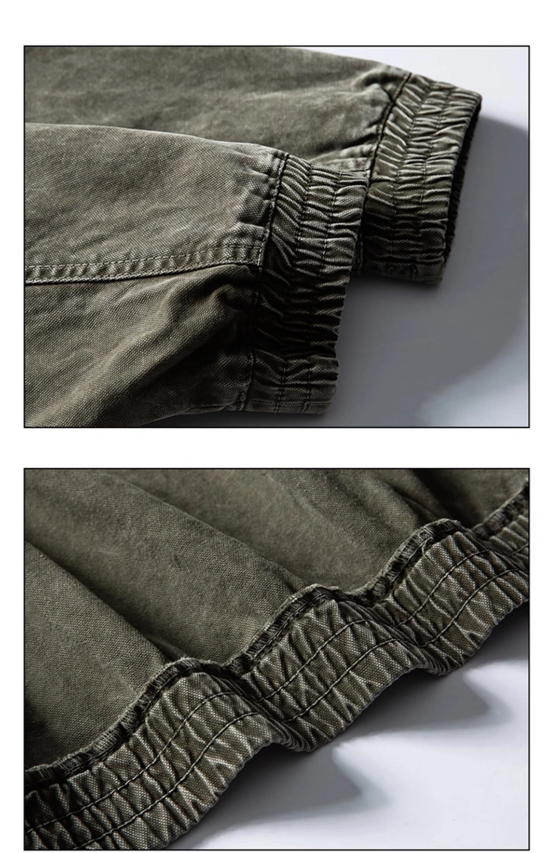 Leopard Print Panel Workwear Jacket-streetwear-techwear