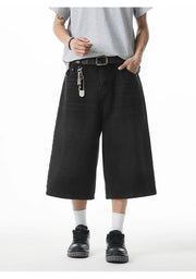 Long Length Vintage Wash Jorts-streetwear-techwear
