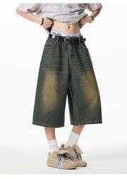 Long Length Vintage Wash Jorts-streetwear-techwear