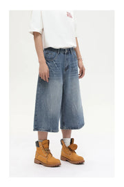 Long Length Y2K Wash Jorts-streetwear-techwear