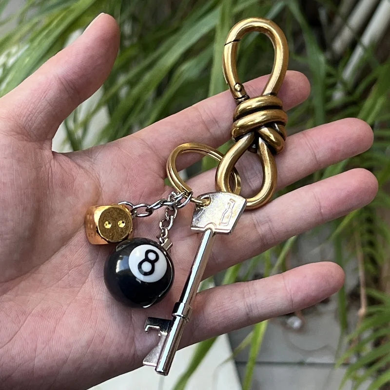 'Lucky Charm' Carabiner Key Ring Set-streetwear-techwear