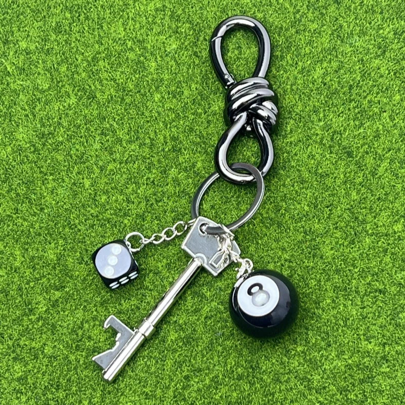 'Lucky Charm' Carabiner Key Ring Set-streetwear-techwear