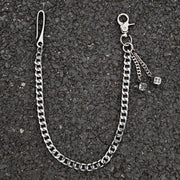 Lucky Dice Belt Chain-streetwear-techwear