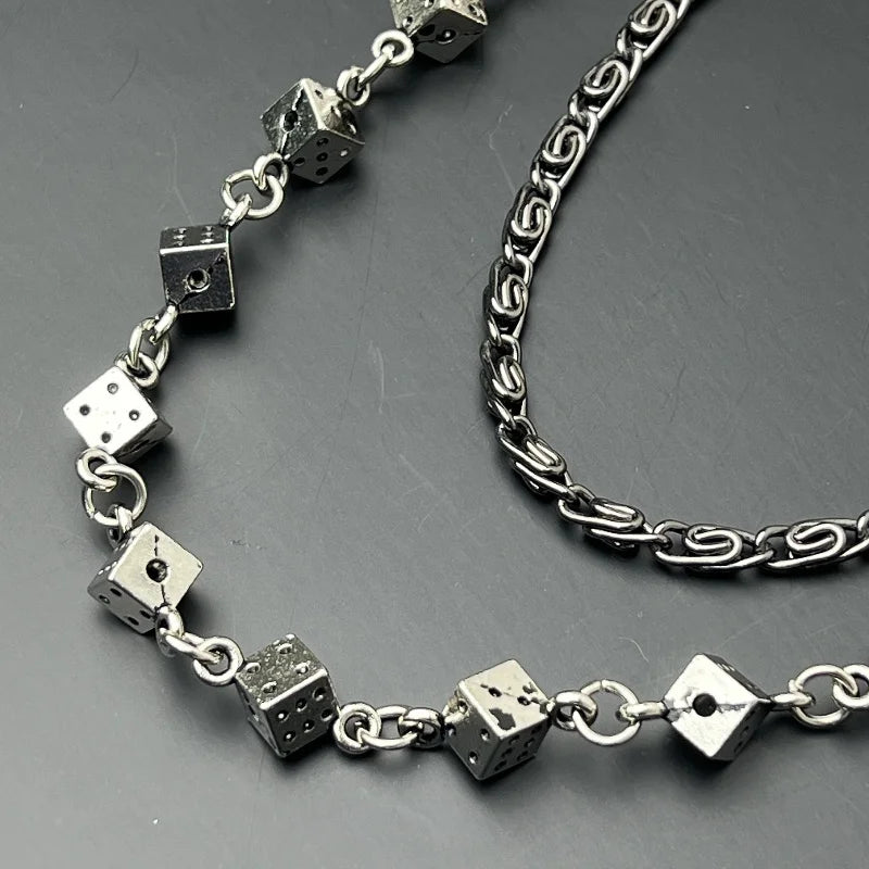 Lucky Dice Belt Clip Chain-streetwear-techwear