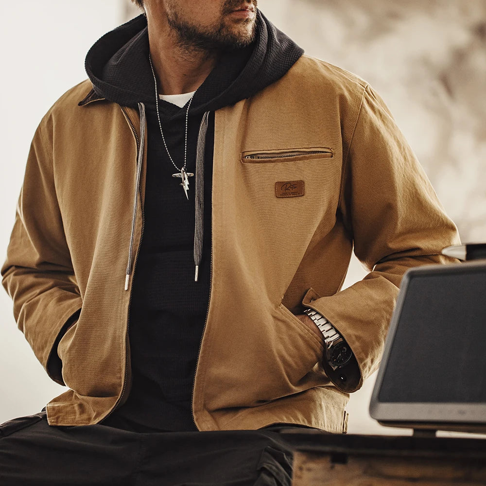 MADEN Canvas Workwear Jacket-streetwear-techwear