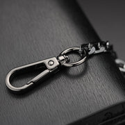 Metal Wallet Belt Chain - Black-streetwear-techwear