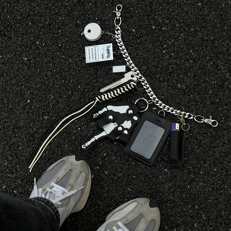 Multi Item Belt Chain Set-streetwear-techwear