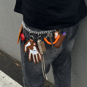 Multi Item Belt Chain Set-streetwear-techwear