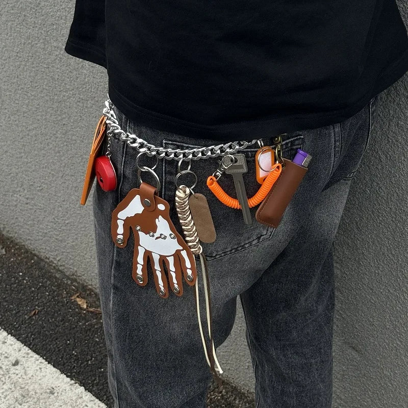 Multi Item Belt Chain Set-streetwear-techwear