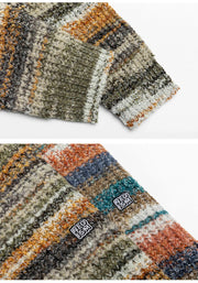Multicolour Stripe 'Neoism' Sweater-streetwear-techwear