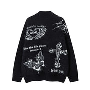Nocturne Knitted Zip-Up Jacket-streetwear-techwear