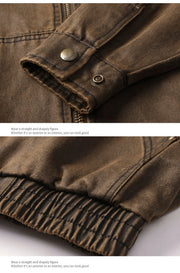 Oil-Waxed Canvas Zip Jacket-streetwear-techwear