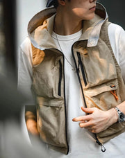 Outdoor Nylon Gilet Vest-streetwear-techwear