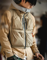 Outdoor Nylon Gilet Vest-streetwear-techwear