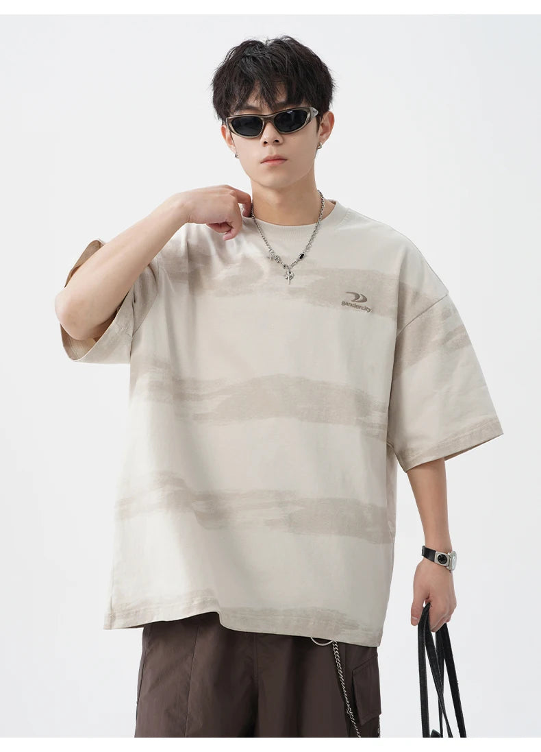 Painted Stripe T-Shirt-streetwear-techwear