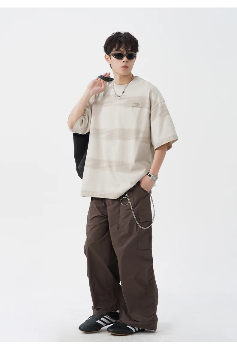 Painted Stripe T-Shirt-streetwear-techwear