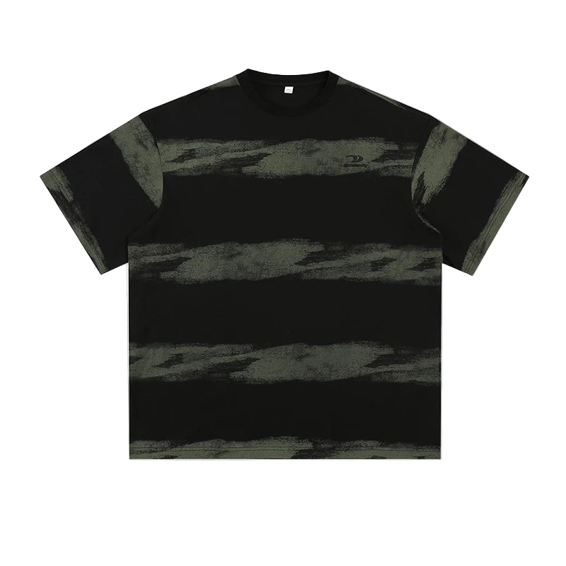 Painted Stripe T-Shirt-streetwear-techwear